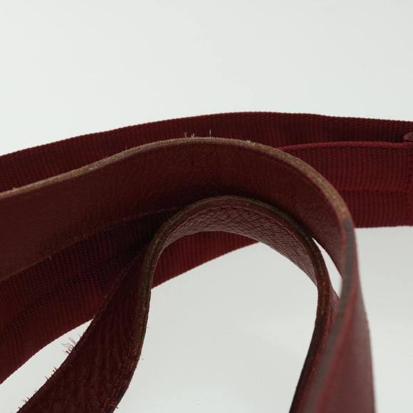 PRADA Boston Bag Nylon 2way Red Auth 51471 - Picture 8 of 16